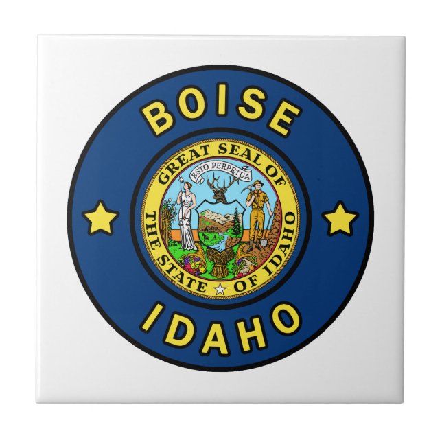 Azulejo De Cerâmica Boise Idaho (Frente)