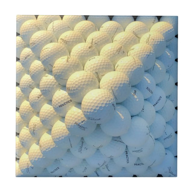 Azulejo De Cerâmica Bolas de Golfe (Frente)