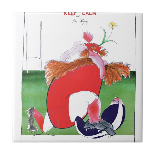 Azulejo De Cerâmica bolas de wales v scotland - dos fernandes tony (Frente)