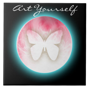 Azulejo De Cerâmica Bolhas de Borboleta