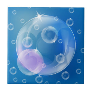 Azulejo De Cerâmica Bolhas de sabão