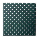 Azulejo De Cerâmica Bolinhas Azul Verde<br><div class="desc">É verde? É azul? Não sabemos,  mas gostamos! Tem um pouco de azul demais para ser verde-caçador,  tem muito verde para ser um verdadeiro chá.  Matiz única,  isso vai fazer presentes muito coloridos e interessantes.</div>