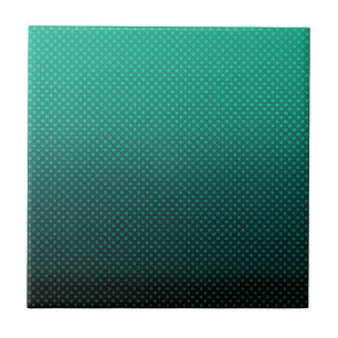Azulejo De Cerâmica Bolinhas gradiente verde cor preta impressão escu