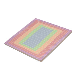Azulejo De Cerâmica Bolo de Candy Bloco de Cor Pastel