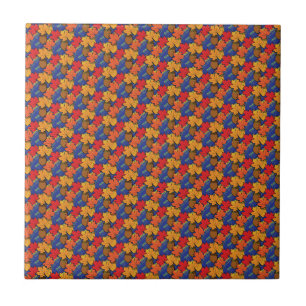 Azulejo De Cerâmica Bolotas e folhas I