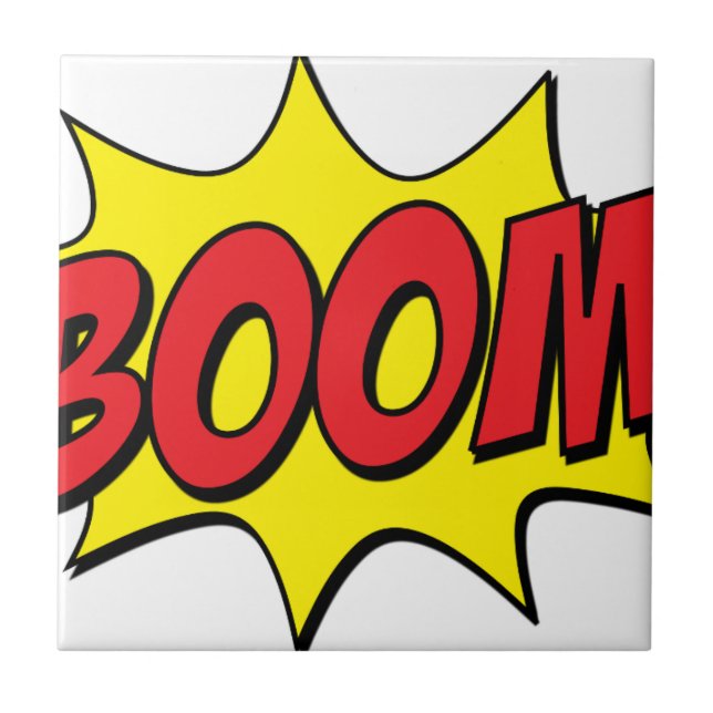 Azulejo De Cerâmica Bom Comic (Frente)