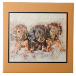 Azulejo De Cerâmica BOMBAS BOMBEIRAS Pet Love, Cão KEEPSAKE