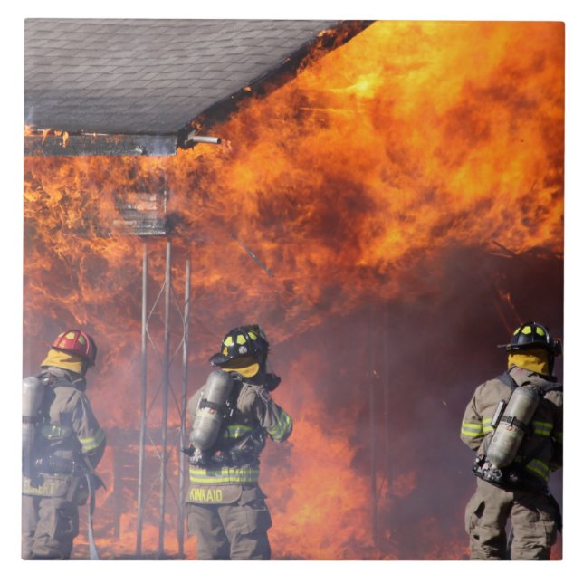 Azulejo De Cerâmica Bombeiro (Frente)