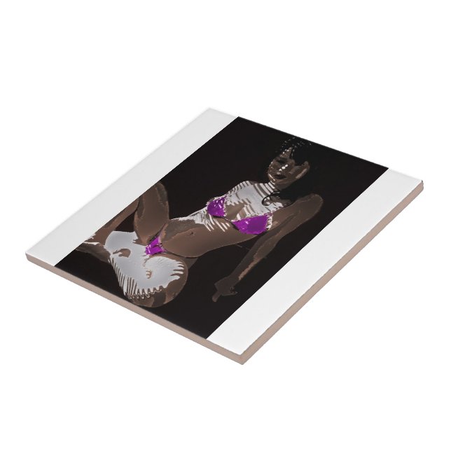 Azulejo De Cerâmica Boneca viva 3 (Lateral)