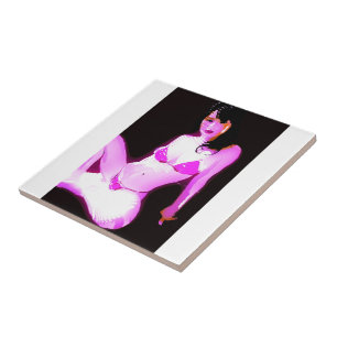 Azulejo De Cerâmica Boneca viva 6