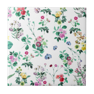 Azulejo De Cerâmica Bonito Floral