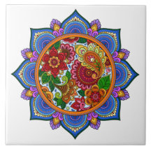 Bonito Mandala Floral Pintado