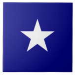 Azulejo De Cerâmica Bonnie Blue Flag<br><div class="desc">Esta design apresenta a bandeira de Bonnie Blue, que foi uma faixa associada em várias ocasiões à República do Texas, à República do Texas, à República do Oeste da Flórida e aos estados do sul da América no início da Guerra Civil Americana em 1861. Hoje, muitas vezes, serve como uma...</div>