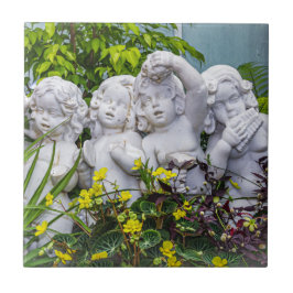 Azulejo De Cerâmica Bons anjos...