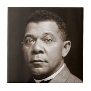 Azulejo De Cerâmica Booker T Washington Freedman & American Educator