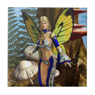 Azulejo De Cerâmica Borboleta Fada
