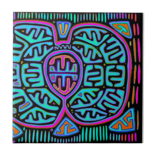 Azulejo De Cerâmica Borboleta Kuna Indiana