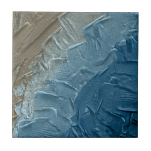 Azulejo De Cerâmica Borda do Oceano: Uma Pintura Digital de Tranquilid