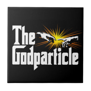 Azulejo De Cerâmica Boson de Higgs o Godparticle - nerd engraçado da