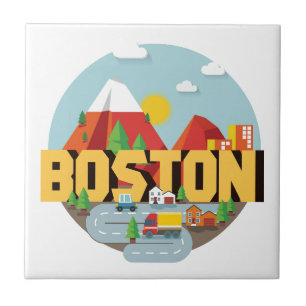 Azulejo De Cerâmica Boston Como Destino