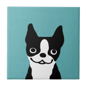 Azulejo De Cerâmica Boston Terrier bonito