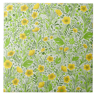 Azulejo De Cerâmica Botões em branco