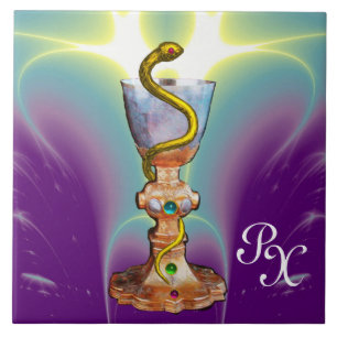 Azulejo De Cerâmica BOWL DE HYGEIA MONOGRAM Medicamento, Farmácia Rox