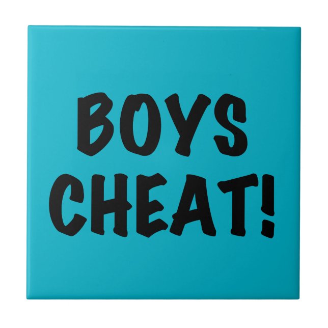 Azulejo De Cerâmica Boys Cheat (Frente)