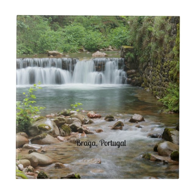 Azulejo De Cerâmica Braga, paisagem portuguesa (Frente)