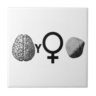 Azulejo De Cerâmica Brainy Girls Rock!