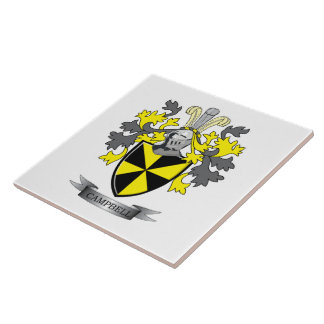 Azulejo De Cerâmica Brasão da crista da família de Campbell