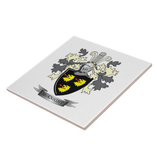 Azulejo De Cerâmica Brasão da crista da família de McKnight