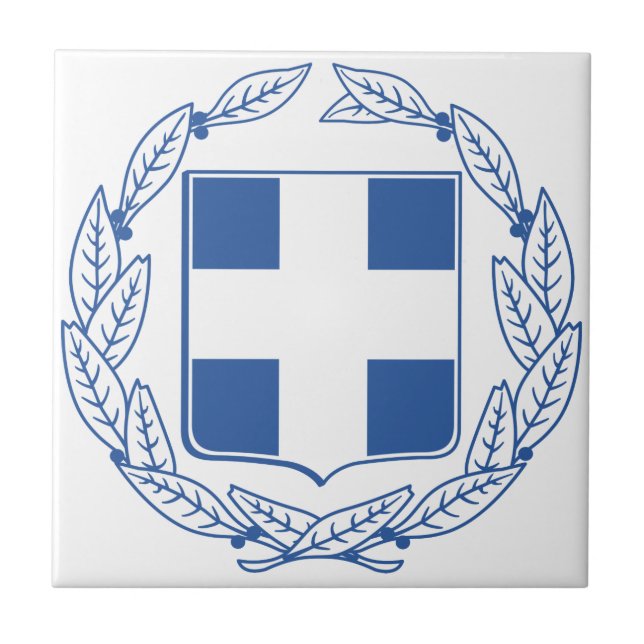 Azulejo De Cerâmica Brasão da piscina (Frente)