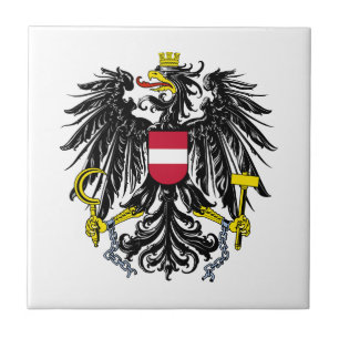 Azulejo De Cerâmica brasão de armas símbolo emblema bandeira da Áustri