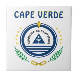 Azulejo De Cerâmica Brasão de Cabo Verde