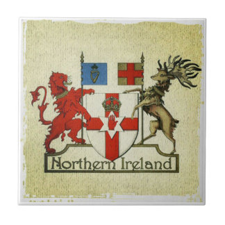 Azulejo De Cerâmica Brasão de Irlanda do Norte