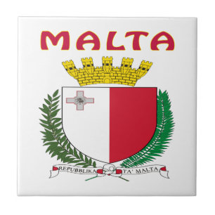 Azulejo De Cerâmica Brasão de MALTA