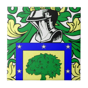 Azulejo De Cerâmica Brasão de Marti'nez
