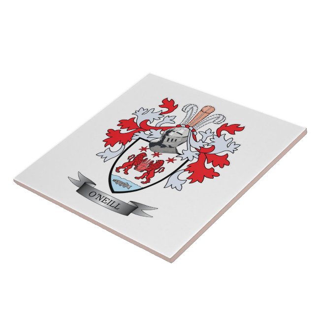 Azulejo De Cerâmica Brasão de O'Neill (Lateral)