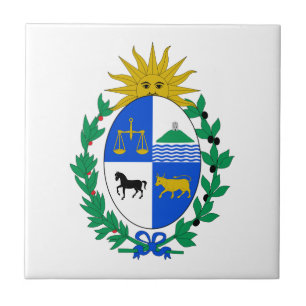 Azulejo De Cerâmica Brasão de Uruguai