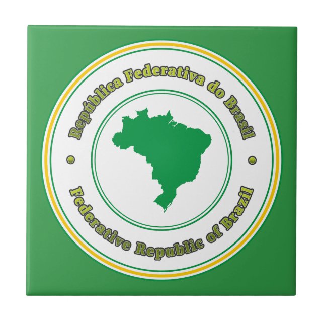 Azulejo De Cerâmica Brasil (Frente)