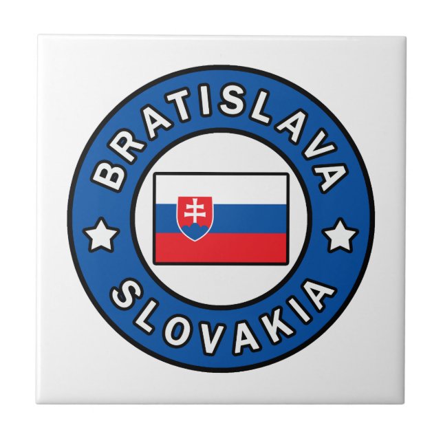 Azulejo De Cerâmica Bratislava Eslováquia (Frente)