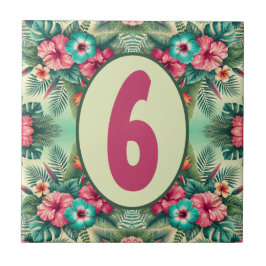 Azulejo De Cerâmica Bright Tropics Personalizável