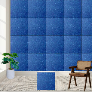 Azulejo De Cerâmica Brilhante e brilhante brilho azul