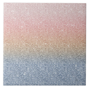 Azulejo De Cerâmica Brilhante Rosa azul brilhante Brilhante Dourado