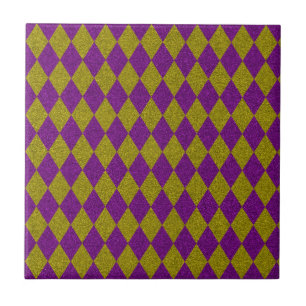 Azulejo De Cerâmica Brilho de Diamante Puro e Dourado
