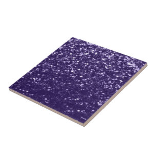 Azulejo De Cerâmica Brilho de purpurina roxa ultra violeta escura