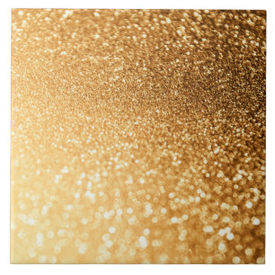 Azulejo De Cerâmica Brilho Dourado na moda luxuoso do amarelo