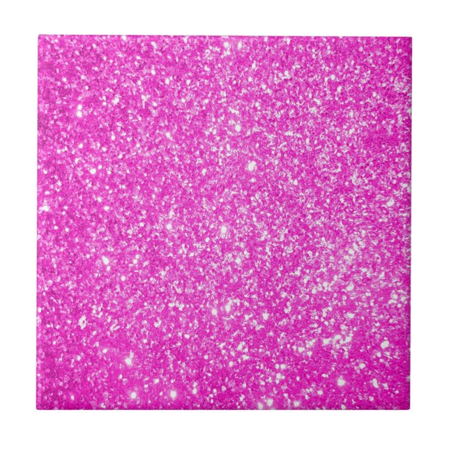 Azulejo De Cerâmica Brilho Rosa (Frente)