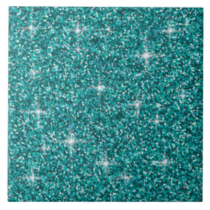 Azulejo De Cerâmica Brilho teal iridescente